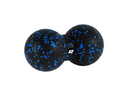 Minge dublă de masaj 8cm, culoare negru-albastru, material EPP, REBEL ACTIVE