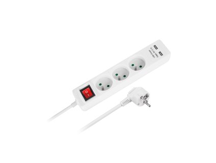 Prelungitor cu USB 1,5m URZ3202-1,5