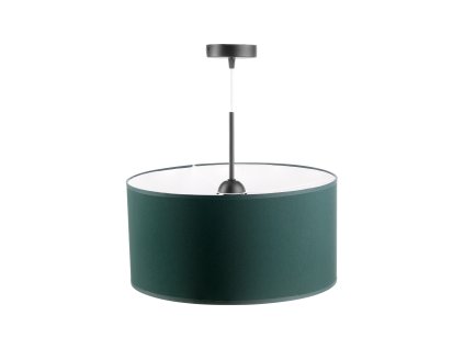 Lampă suspendată E27, verde sticlă 60W