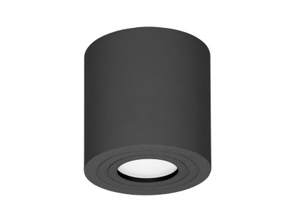 Plafonieră rotundă neagră GU10 50W IP54