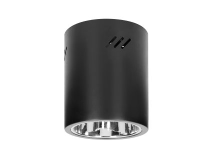 Lustră de tavan din oțel negru E27 60W