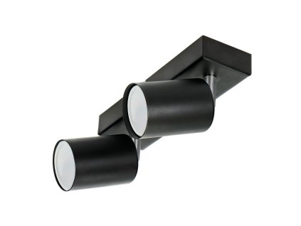 Spot negru 2xGU10 50W IP20