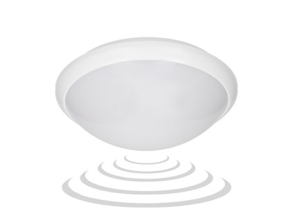 Lumină cu senzor de microunde IP44 E27