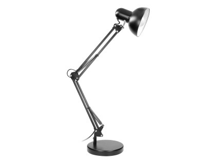 Lampă de masă din oțel negru, 60W E27