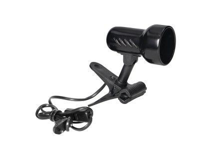 Lampă de masă cu clemă, 40W, E14, neagră