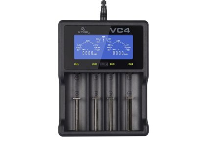 Încărcător pentru baterii 18650 4 x Li-ion/Ni-MH LCD