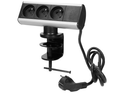 Priză de masă 3x2P+E cu cablu de 1,8m