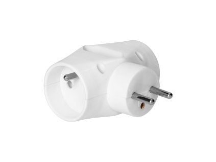 Distribuitor electric triplu alb 2x2P+E