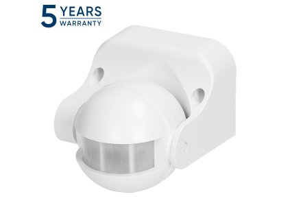 Senzor de mișcare PIR 180° exterior IP44