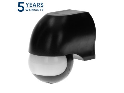 Senzor de mișcare 180° IP44 PIR reglabil