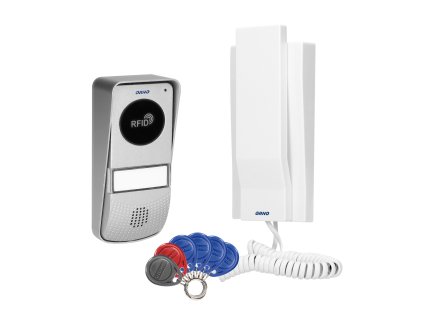 Interfon video cu ecran LCD alb