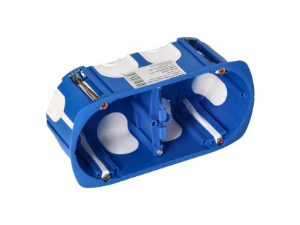 Cutie de distribuție dublă rezistentă la vânt, 60 mm