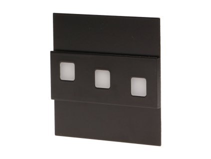 Lampă LED neagră pentru scări, 3000K