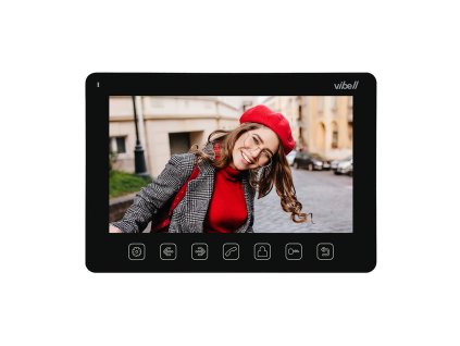 Videomonitor Negru 7" pentru Videotelefon VIBELL