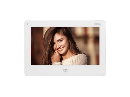Monitor video de 7" alb pentru videotelefoane VIBELL