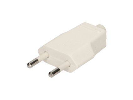 Ștecher universal mini european alb