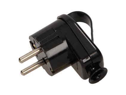 Mufă unghiulară neagră cu mâner