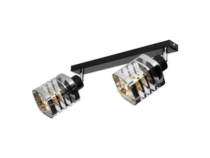 Lustră/Pendul negru E27 2x60W