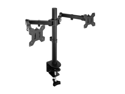 Suport dublu pentru monitoare 13"-27", mișcare completă