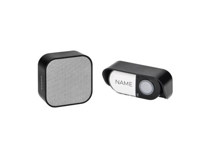 Sonerie wireless pe baterii, negru