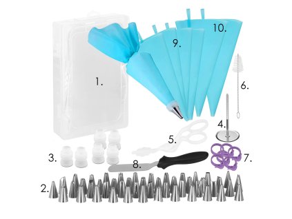 KI0092 SET DE PATISERIE 70 BUCĂȚI