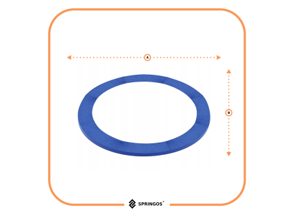 169244 tp 10ft 305 cm blue oslona do trampoliny M0