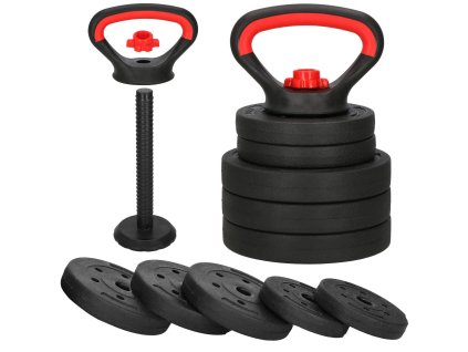 FA1673 GANTERĂ KETTLEBELL COMPOZITĂ 10 KG
