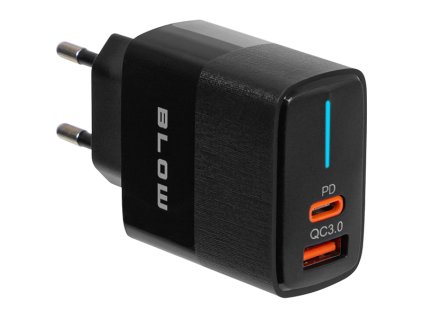 Încărcător rapid USB/USB-C 20W QC+PD adaptor