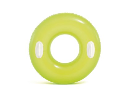 Colac de înot cu mânere 76 cm galben INTEX 59258