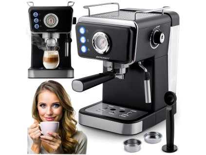 Espressor cu pârghie 20 bari Berdsen BD-772 negru