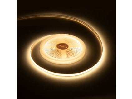 Bandă LED COB Rebel - 5m, alb cald, 12V