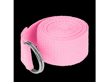 Curea de yoga, bandă de exerciții, roz, REBEL ACTIVE