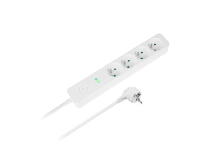 Prelungitor electric Rebel cu 4 prize și comutator - 3m.