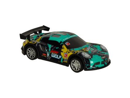 Mașină sport RC albastră și verde