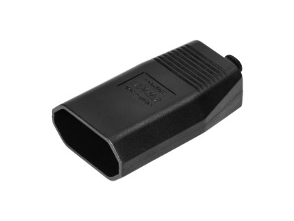 Priză neagră plată 250V 2,5A fără împământare 50buc