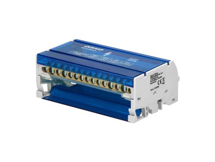 Distribuție de energie, bloc cu 4 rânduri, 15 cabluri