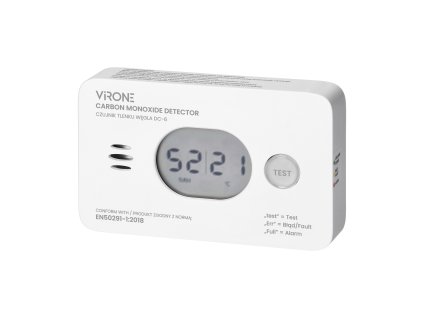 Detector de monoxid de carbon cu baterie 10 ani