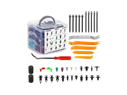 Set de demontare pentru tapițerie 726buc E6147