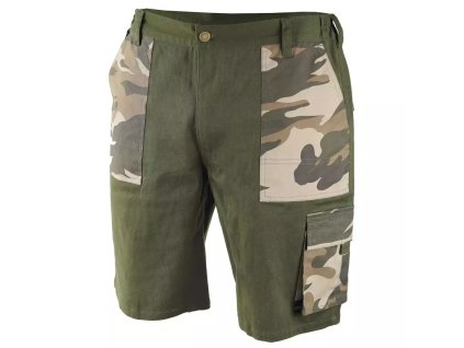 Pantaloni scurți de lucru mărime XXL, bumbac+elastan, 200 g/m2 BH43ST-XXL (Farba Moro, Veľkosť XXL / 58)
