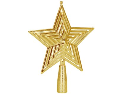 CA1199 DECORAȚIUNE DE CRĂCIUN STEA AURIE 14,5 CM