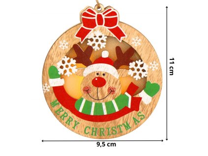 CA1282 ORNAMENT DE CRĂCIUN 9,5 x 10,5 CM