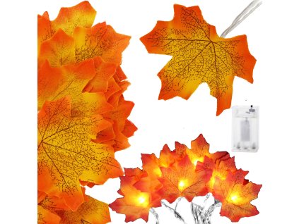 CL4064 DECORAȚIUNE LUMINOSĂ 20 LED FRUNZE