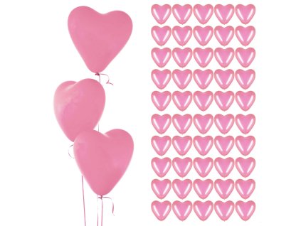 PS0051 SET BALONA INIMĂ 50 BUC.