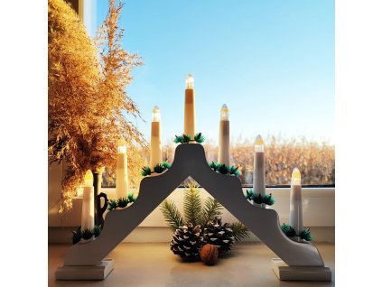 CL0859 CANDELABRU DECORATIV LUMINOS 7 LED-uri