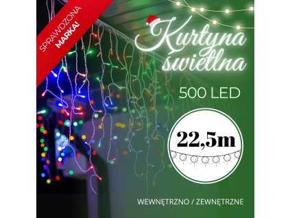 CL0519 PERDEA ŢURŢURI FLASH 500 LED