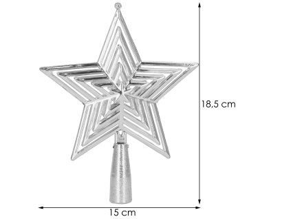 CA0788 DECORAȚIUNE DE CRĂCIUN "STEA" 14,5 CM