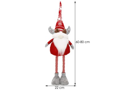 68689 ca1007 ozdoba swiateczna skrzat 80 cm M0