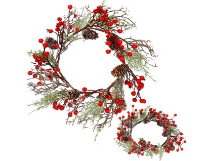 CA1213 CORONIȚĂ DECORATIVĂ DE CRĂCIUN 45 CM