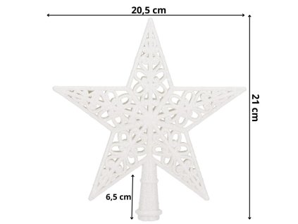 CA1280 STEA ORNAMENTALĂ DE CRĂCIUN 19,5 x 20,5 CM