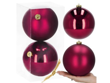 CA1179 BILE DE CRĂCIUN 15 CM 2 BUC.